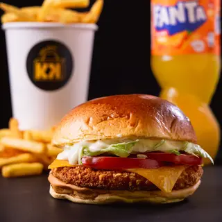 Combo Crispy Chicken Burger