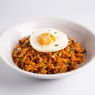 Arroz de Kimchi, picante Kimchi Rice, spicy