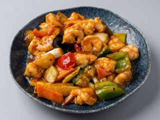 175. Langostino Con Guindillas