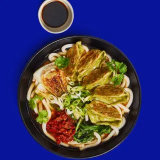 gyozas vegetal udon