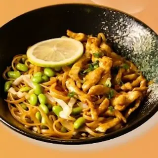 Tallarines pollo