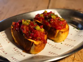 Brioche de steak tartar