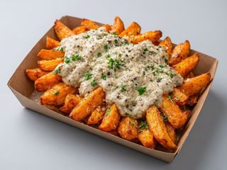 Patata boniato trufada