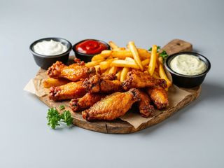 Plato De Alitas De Pollo