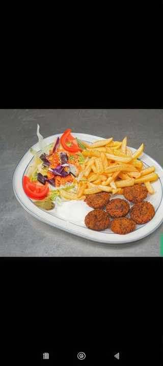 Falafel Tradicional Casero En Plato
