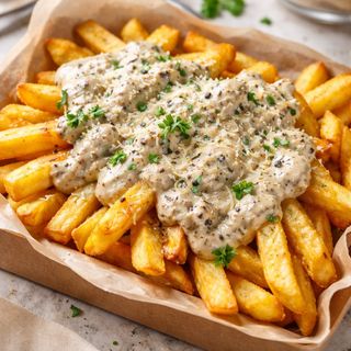 Patata frita trufada