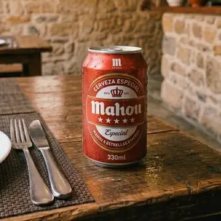 Cerveza Mahou.