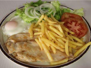 PLATO COMBINADO DE POLLO A LA PLANCHA