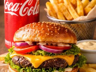 Combo Hamburguesa completa 1 Coca Cola