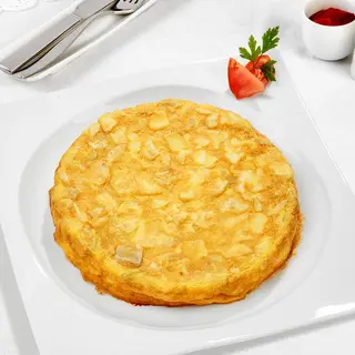 Tortilla Entera con Cebolla