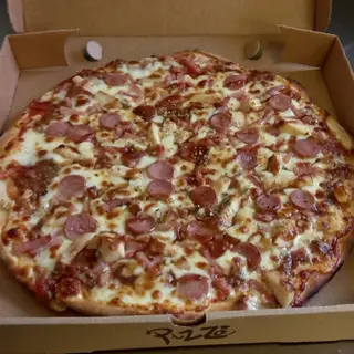 Pizza Mediana Con 2 Bebidas Y 2 Helados