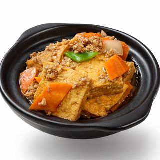 30. Tou-Fu al estilo casero con carne picada