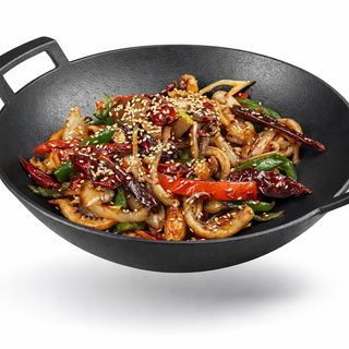 35. Rejos de calamar con guindilla de Sichuan