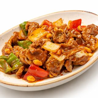 39. Ternera Con Verdura Salteada Picante