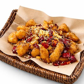 53. Crujiente De Pollo Con Guindilla De Sichuan