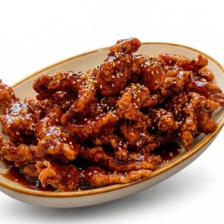 87. Crujiente de cerdo caramelizado