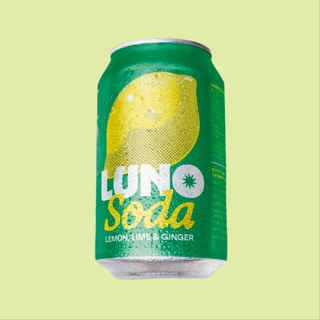 Luno Natural Soda: Lime and ginger
