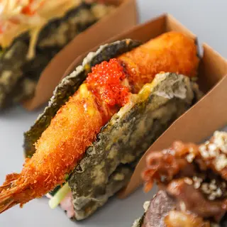 TACO SUSHI DE LANGOSTINO