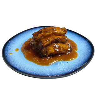 A3. Costillas con salsa barbacoa (2 piezas)