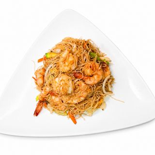 111. Fideos De Arroz Con Gambas