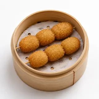 6C. Albondigas de sepia y gambas (2 Uds.)