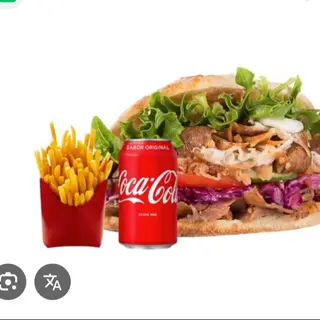 Menu pita shwerma