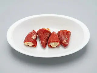 Pimientos rellenos de bacalao  (2 Uds)