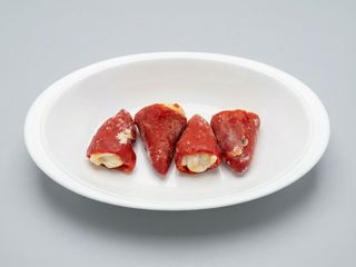 Pimientos rellenos de bacalao (2 Uds)