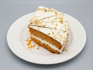 Tarta zanahoria ración
