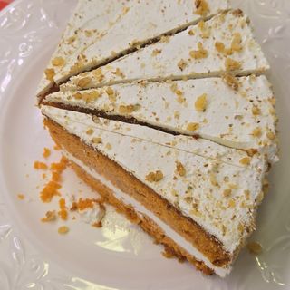 Tarta zanahoria ración 