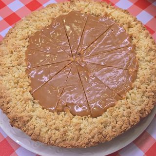 Tarta manzana caramelizada