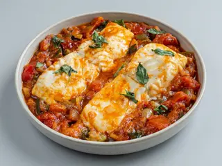 Merluza Con Pisto