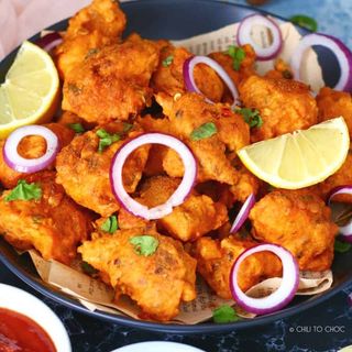 Pescado pakora
