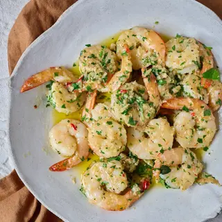 Gambas al ajillo con mantequilla