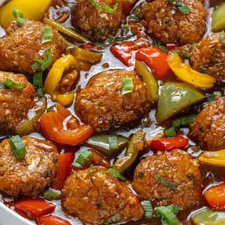 Manchurian con verduras