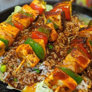Shashlik Paneer Sizzler