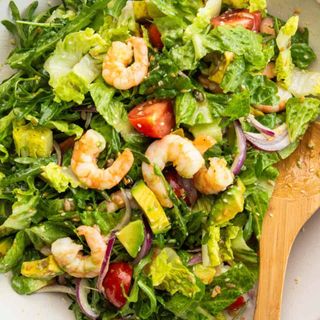 Ensalada de gambas