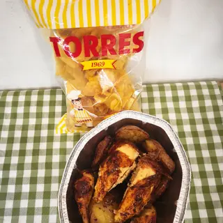 1 POLLO+1 TORRES CLÁSICAS+ 2 BEBIDAS