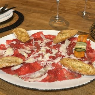 Carpaccio de vaca rubia