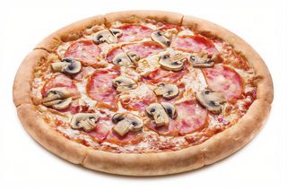 Pizza Prosciutto y Fungui