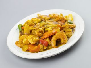59. Gambas Con Salsa De Curry