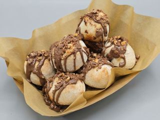Rolls de chocolate crujiente