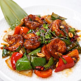 Langostinos Kung Pao