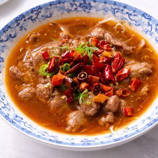 Sichuan Boiled Beef (muy picante)