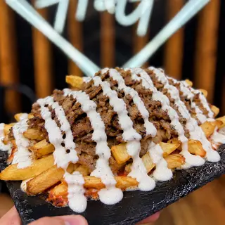 Patatas con Kebab