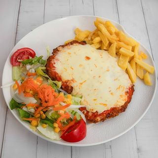 Lomo de cerdo empanado