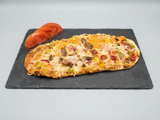 Pan pizza vegano 