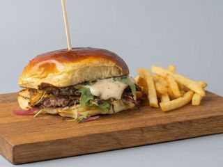 Jose Calderon's Truffle Smash Burger