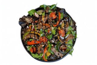 Ensalada caliente de ternera