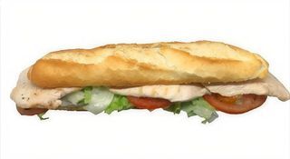 Bocadillo frío de vegetal grande